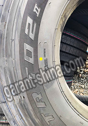 Triangle TRT02 II (руль/прицеп) 385/65 R22.5 160J(158L) 20PR - Фото модели на боковине